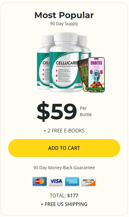 CelluCare 3 bottles